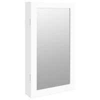 Thumbnail for Spiegel-Schmuckschrank mit LED-Beleuchtung Wandmontage Weiß