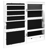 Thumbnail for Spiegel-Schmuckschrank mit LED-Beleuchtung Wandmontage Weiß