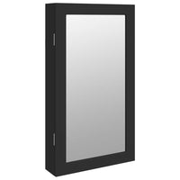Thumbnail for Spiegel-Schmuckschrank mit LED-Beleuchtung Wandmontage Schwarz