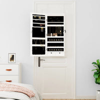 Thumbnail for Spiegel-Schmuckschrank mit LED-Beleuchtung Wandmontage Weiß
