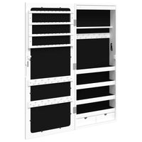 Thumbnail for Spiegel-Schmuckschrank mit LED-Beleuchtung Wandmontage Weiß