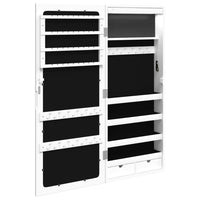 Thumbnail for Spiegel-Schmuckschrank mit LED-Beleuchtung Wandmontage Weiß