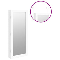 Thumbnail for Spiegel-Schmuckschrank mit LED-Beleuchtung Wandmontage Weiß