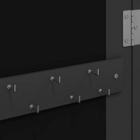 Thumbnail for Spiegel-Schmuckschrank mit LED-Beleuchtung Wandmontage Schwarz