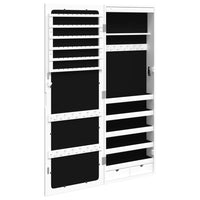 Thumbnail for Spiegel-Schmuckschrank mit LED-Beleuchtung Wandmontage Weiß