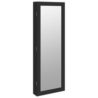Thumbnail for Spiegel-Schmuckschrank mit LED-Beleuchtung Wandmontage Schwarz