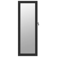 Thumbnail for Spiegel-Schmuckschrank mit LED-Beleuchtung Wandmontage Schwarz