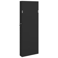 Thumbnail for Spiegel-Schmuckschrank mit LED-Beleuchtung Wandmontage Schwarz