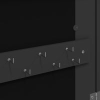 Thumbnail for Spiegel-Schmuckschrank mit LED-Beleuchtung Wandmontage Schwarz