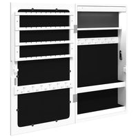 Thumbnail for Spiegel-Schmuckschrank mit LED-Beleuchtung Wandmontage Weiß