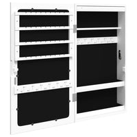 Thumbnail for Spiegel-Schmuckschrank mit LED-Beleuchtung Wandmontage Weiß