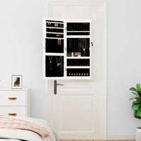Thumbnail for Spiegel-Schmuckschrank mit LED-Beleuchtung Wandmontage Weiß