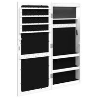 Thumbnail for Spiegel-Schmuckschrank mit LED-Beleuchtung Wandmontage Weiß