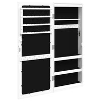 Thumbnail for Spiegel-Schmuckschrank mit LED-Beleuchtung Wandmontage Weiß