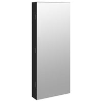 Thumbnail for Spiegel-Schmuckschrank mit LED-Beleuchtung Wandmontage Schwarz