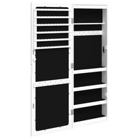Thumbnail for Spiegel-Schmuckschrank mit LED-Beleuchtung Wandmontage Weiß