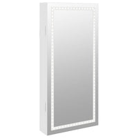Thumbnail for Spiegel-Schmuckschrank mit LED-Beleuchtung Wandmontage Weiß