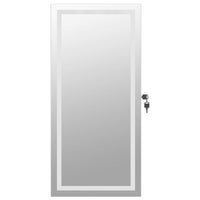 Thumbnail for Spiegel-Schmuckschrank mit LED-Beleuchtung Wandmontage Weiß