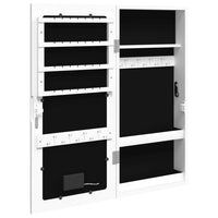 Thumbnail for Spiegel-Schmuckschrank mit LED-Beleuchtung Wandmontage Weiß