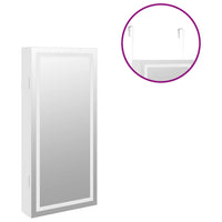 Thumbnail for Spiegel-Schmuckschrank mit LED-Beleuchtung Wandmontage Weiß