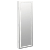 Thumbnail for Spiegel-Schmuckschrank mit LED-Beleuchtung Wandmontage Weiß