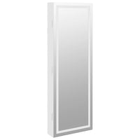 Thumbnail for Spiegel-Schmuckschrank mit LED-Beleuchtung Wandmontage Weiß
