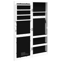 Thumbnail for Spiegel-Schmuckschrank mit LED-Beleuchtung Wandmontage Weiß