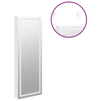 Thumbnail for Spiegel-Schmuckschrank mit LED-Beleuchtung Wandmontage Weiß