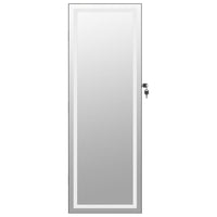 Thumbnail for Spiegel-Schmuckschrank mit LED-Beleuchtung Wandmontage Schwarz