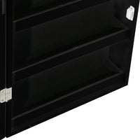 Thumbnail for Spiegel-Schmuckschrank mit LED-Beleuchtung Wandmontage Schwarz