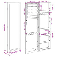 Thumbnail for Spiegel-Schmuckschrank mit LED-Beleuchtung Wandmontage