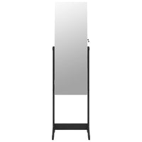 Thumbnail for Spiegel-Schmuckschrank Freistehend Schwarz 42x38x152 cm