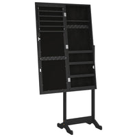 Thumbnail for Spiegel-Schmuckschrank Freistehend Schwarz 42x38x152 cm