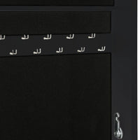 Thumbnail for Spiegel-Schmuckschrank Freistehend Schwarz 42x38x152 cm