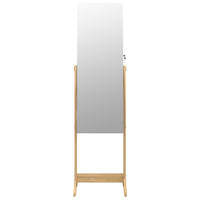 Thumbnail for Spiegel-Schmuckschrank Freistehend 42x38x152 cm