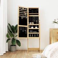 Thumbnail for Spiegel-Schmuckschrank Freistehend 42x38x152 cm