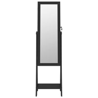 Thumbnail for Schmuckschrank mit Spiegel &LED-Beleuchtung Freistehend Schwarz