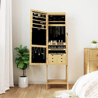 Thumbnail for Schmuckschrank mit Spiegel & LED-Beleuchtung Freistehend