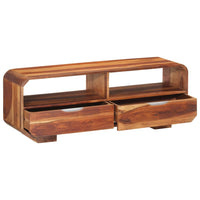 Thumbnail for TV-Schrank 110x30x40 cm Massivholz Akazie