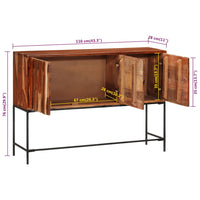 Thumbnail for Sideboard 110x28x76 cm Massivholz Akazie