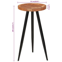 Thumbnail for Baumstamm-Bartisch Ø53x105 cm Massivholz Akazie