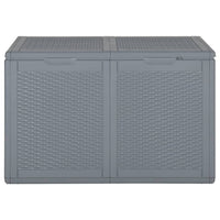 Thumbnail for Gartenbox Grau PP Rattan 180 L