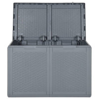 Thumbnail for Gartenbox Grau PP Rattan 180 L