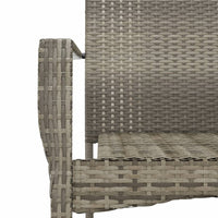 Thumbnail for 9-tlg. Garten-Lounge-Set mit Kissen Schwarz Grau Poly Rattan