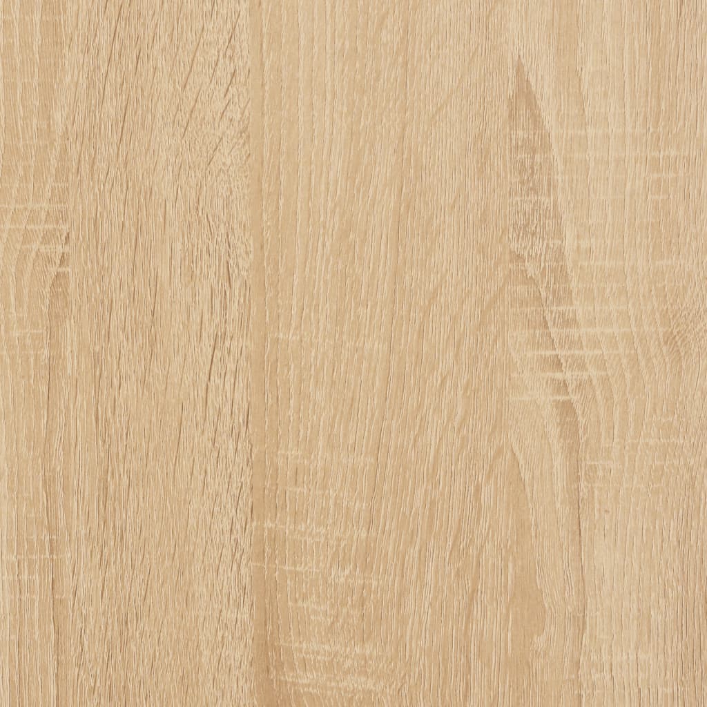 Schreibtisch mit Stauraum Sonoma-Eiche Holzwerkstoff