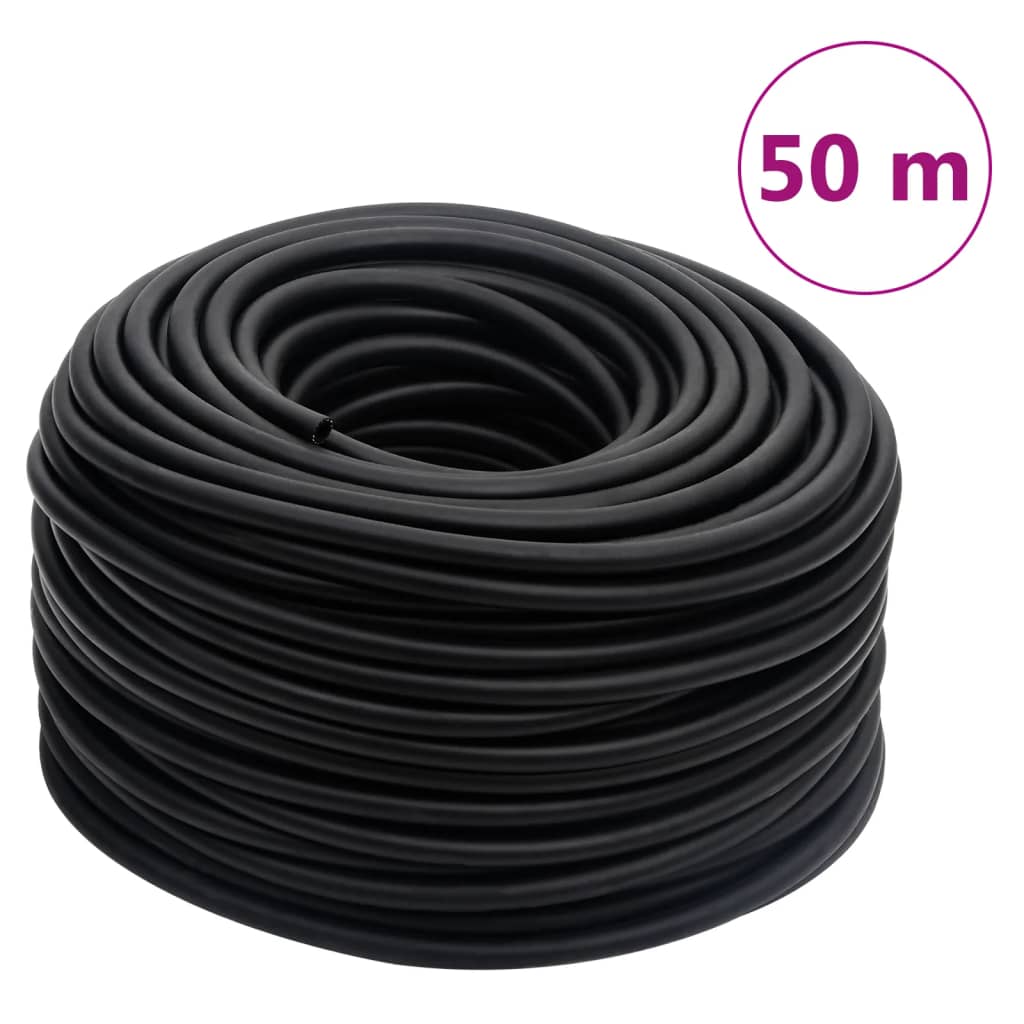 Hybrid-Luftschlauch Schwarz 50 m Gummi und PVC