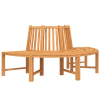 Thumbnail for Baumbank Halbrund Ø201 cm Massivholz Teak