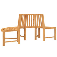 Thumbnail for Baumbank Halbrund Ø201 cm Massivholz Teak