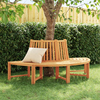 Thumbnail for Baumbank Halbrund Ø201 cm Massivholz Teak