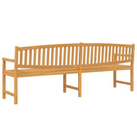 Thumbnail for Gartenbank 228x59,5x90 cm Massivholz Teak